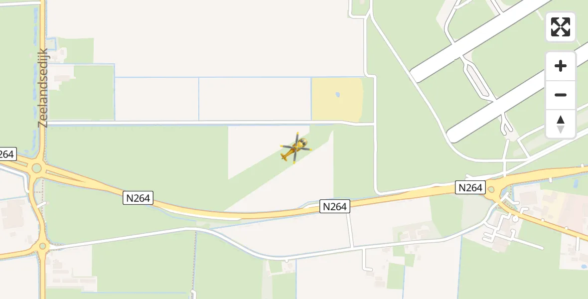 Vluchtroute Traumahelikopter Vliegbasis Volkel - Vliegbasis Volkel, 02 oktober 2022, 22:27