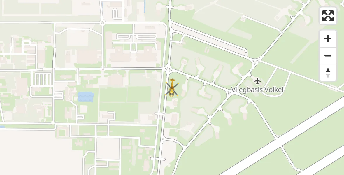 Vluchtroute Traumahelikopter Vliegbasis Volkel - Vliegbasis Volkel, 07 oktober 2022, 13:37
