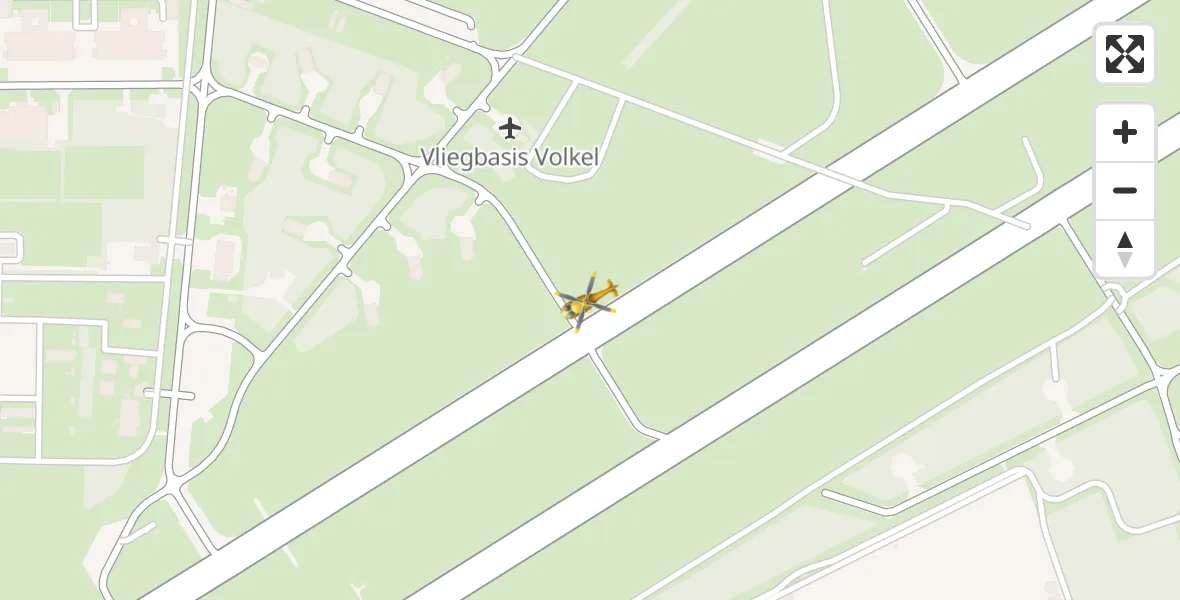 Vluchtroute Traumahelikopter Vliegbasis Volkel - Vliegbasis Volkel, 07 oktober 2022, 19:27