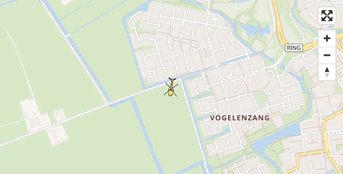 Routekaart van de vlucht: Lifeliner 2 naar Spijkenisse