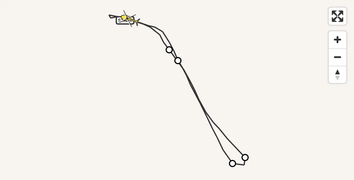 Routekaart van de vlucht: Traumahelikopter naar Sankt Augustin