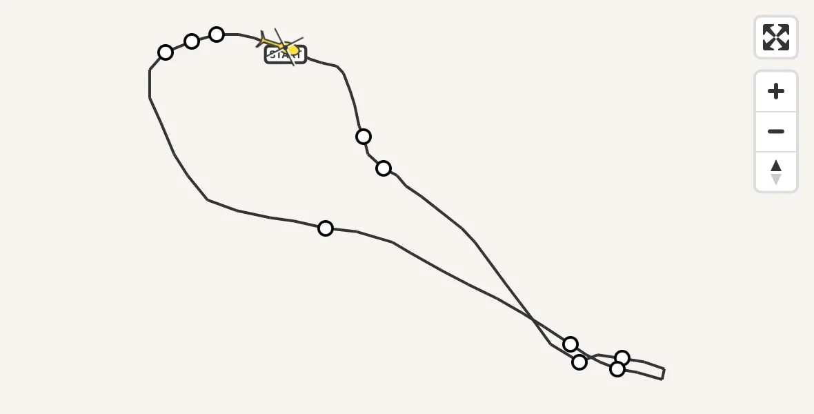 Routekaart van de vlucht: Traumahelikopter naar Sankt Augustin