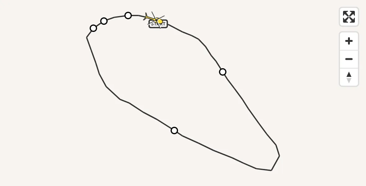 Routekaart van de vlucht: Traumahelikopter naar Sankt Augustin