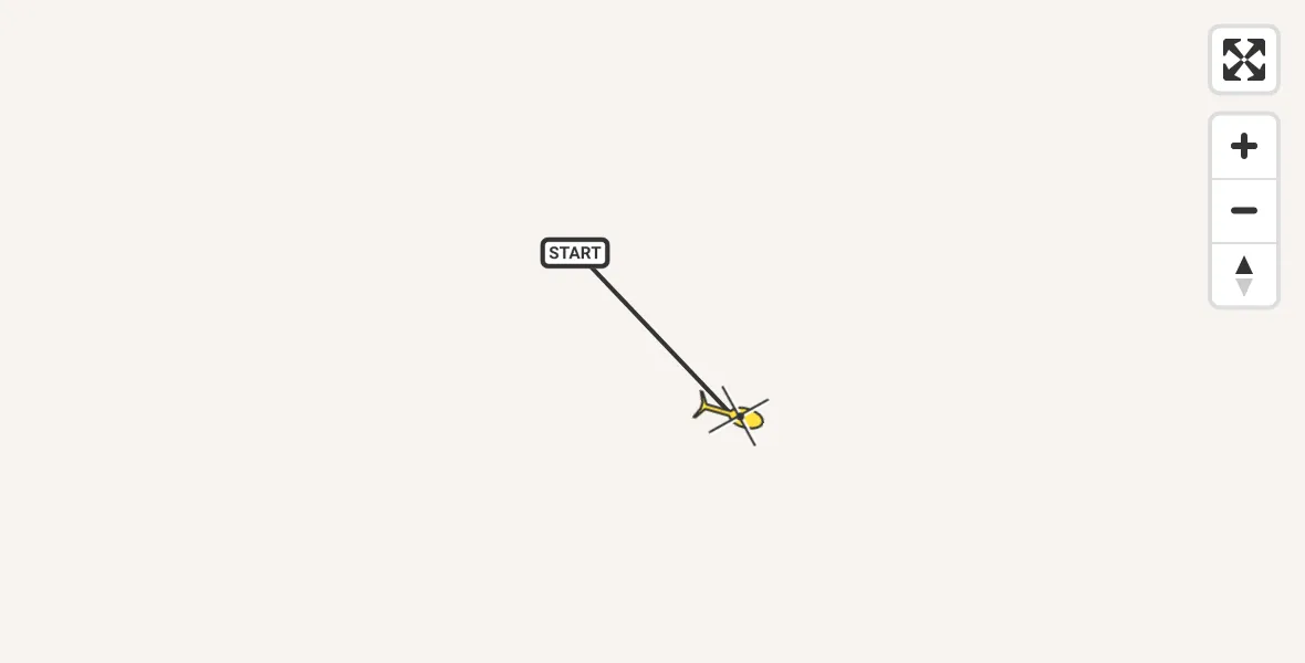 Routekaart van de vlucht: Traumahelikopter naar Sankt Augustin