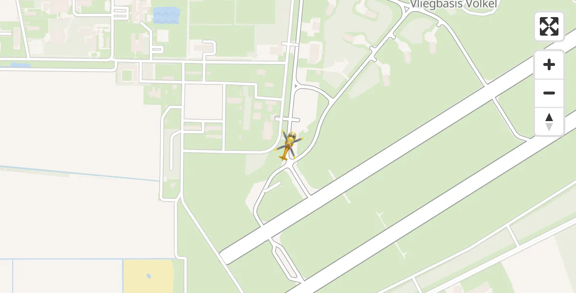 Vluchtroute Traumahelikopter Vliegbasis Volkel - Vliegbasis Volkel, 19 oktober 2022, 13:43