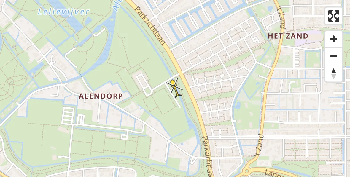 Routekaart van de vlucht: Lifeliner 1 naar Utrecht