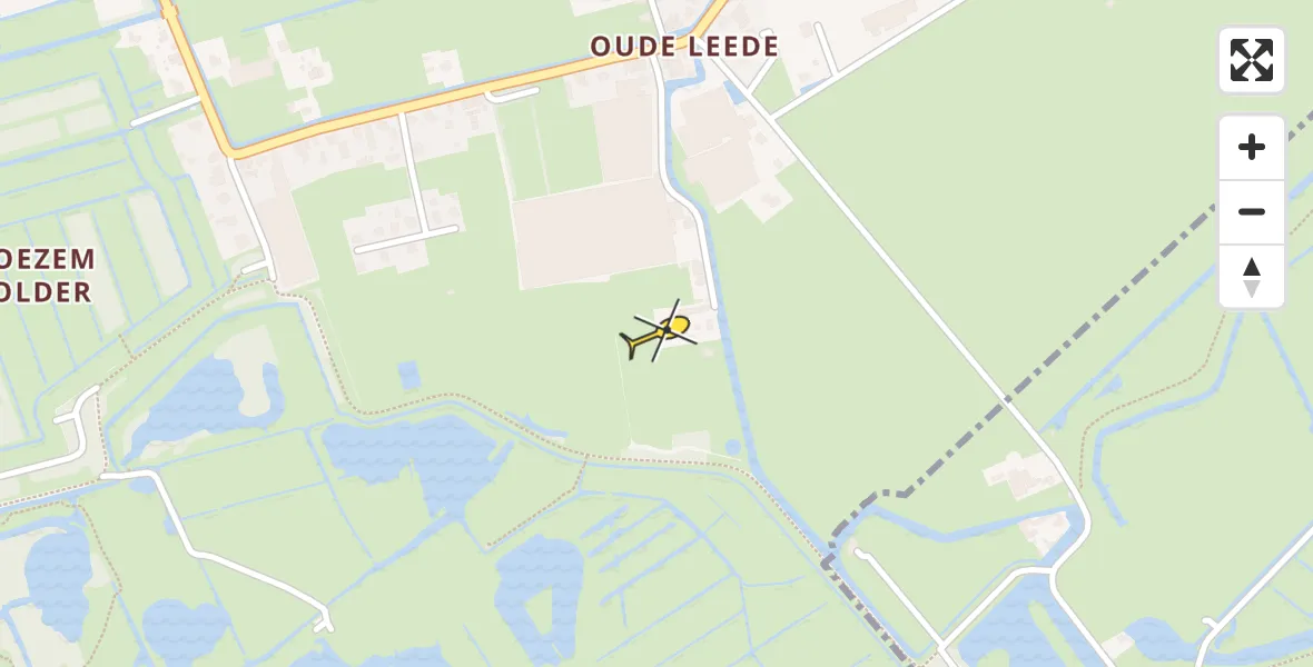 Routekaart van de vlucht: Lifeliner 1 naar Pijnacker