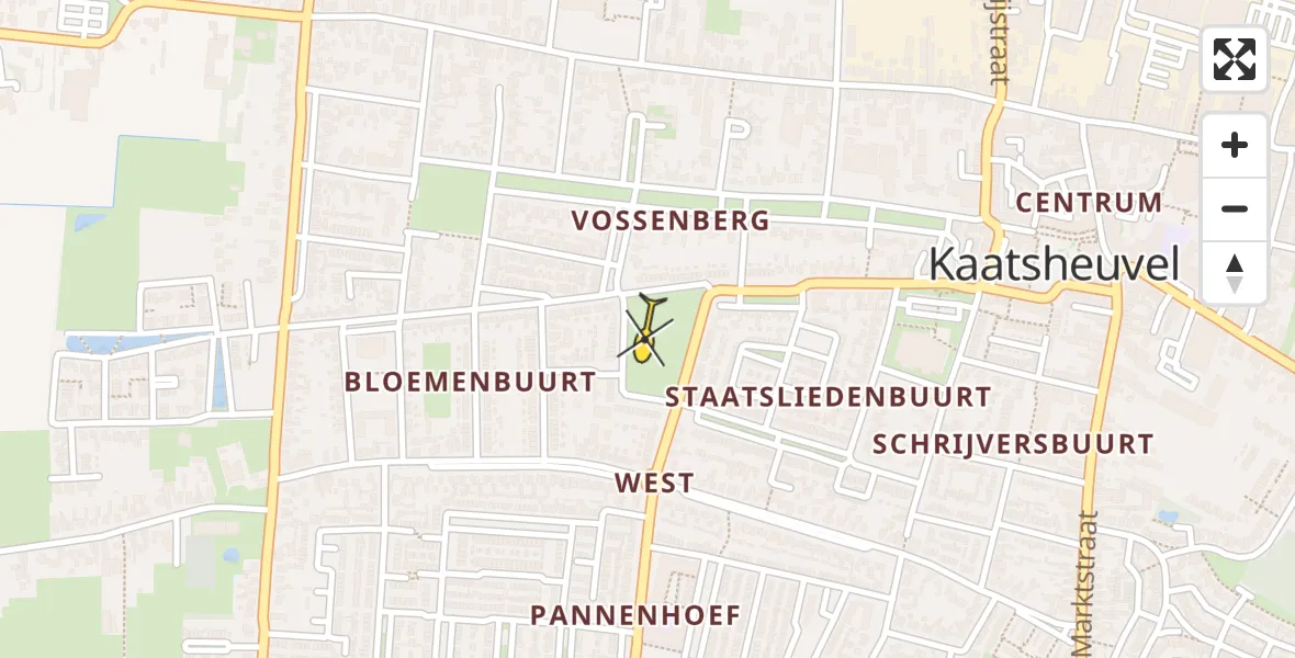 Routekaart van de vlucht: Lifeliner 3 naar Kaatsheuvel