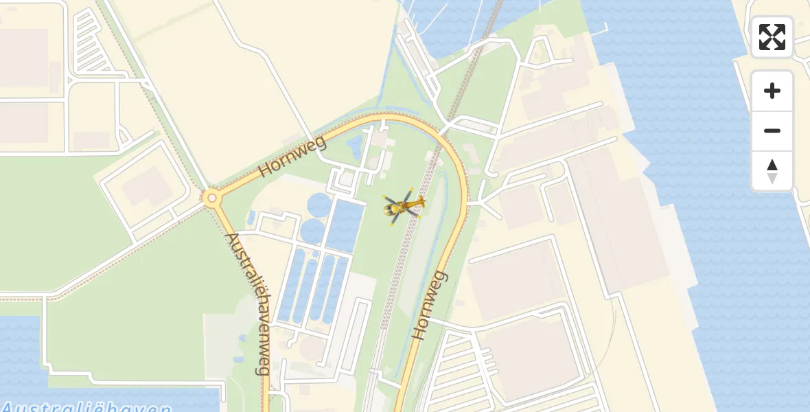 Vluchtroute Traumahelikopter Amsterdam Heliport - Amsterdam Heliport, 02 november 2022, 09:41