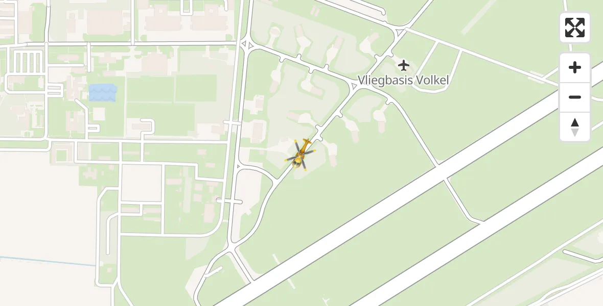 Vluchtroute Traumahelikopter Vliegbasis Volkel - Vliegbasis Volkel, 08 november 2022, 20:32