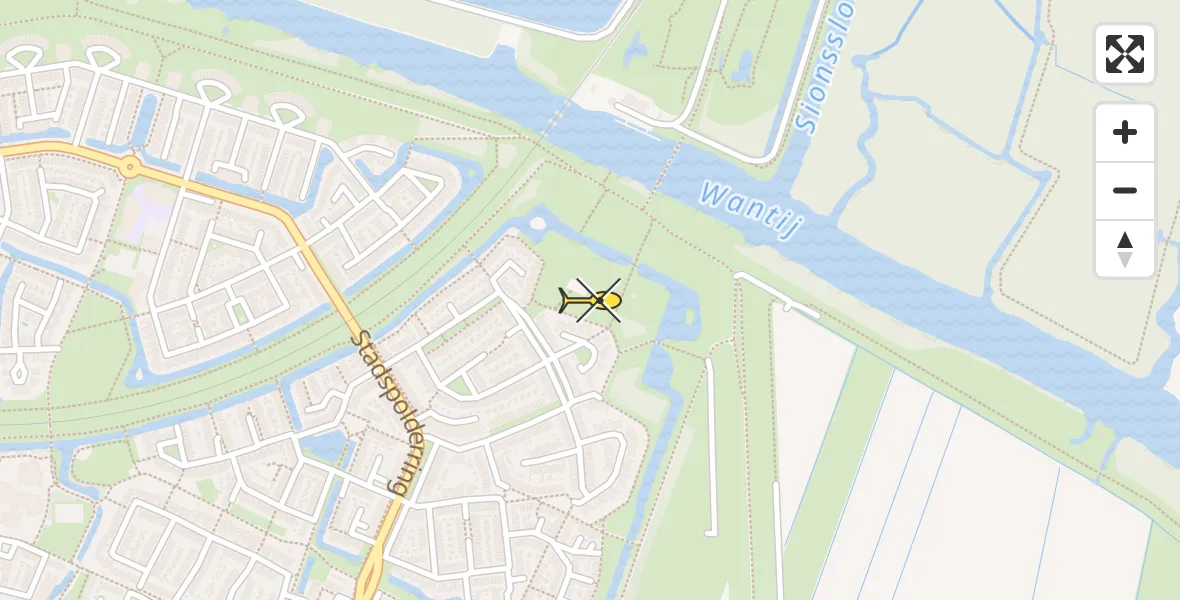 Routekaart van de vlucht: Lifeliner 2 naar Dordrecht