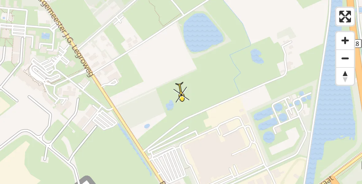 Routekaart van de vlucht: Lifeliner 4 naar Groningen Airport Eelde