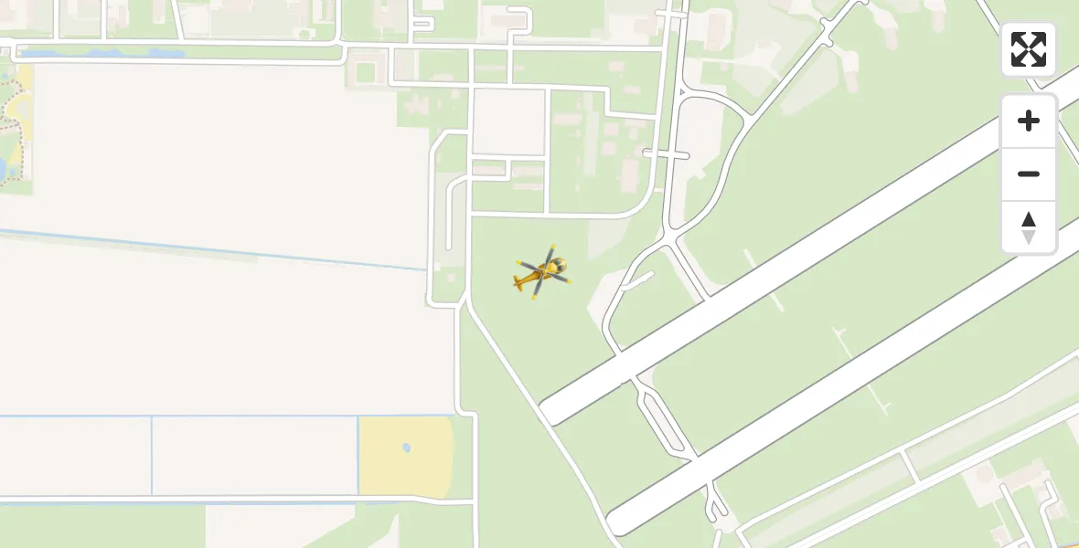 Vluchtroute Traumahelikopter Vliegbasis Volkel - Vliegbasis Volkel, 13 november 2022, 17:37