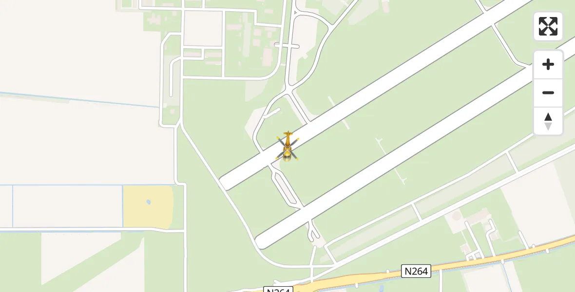 Vluchtroute Traumahelikopter Vliegbasis Volkel - Vliegbasis Volkel, 20 november 2022, 08:48