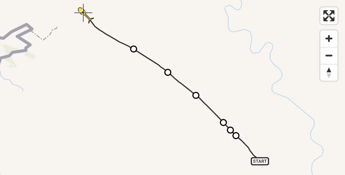 Routekaart van de vlucht: Ambulancehelikopter naar Schwalmtal