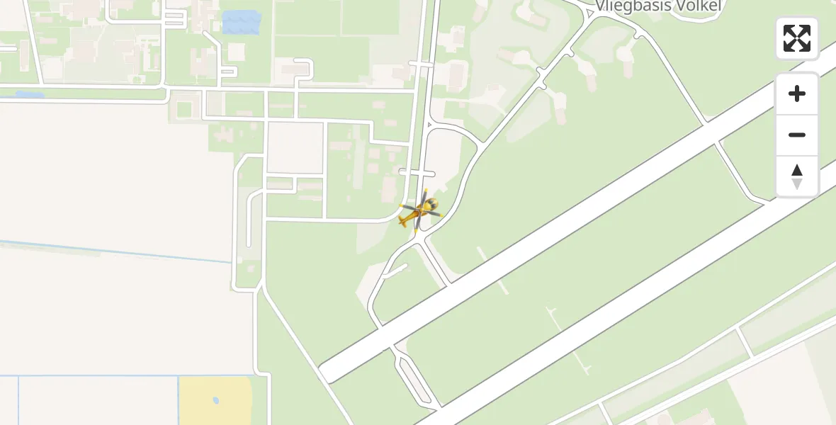 Vluchtroute Traumahelikopter Vliegbasis Volkel - Vliegbasis Volkel, 02 december 2022, 08:14