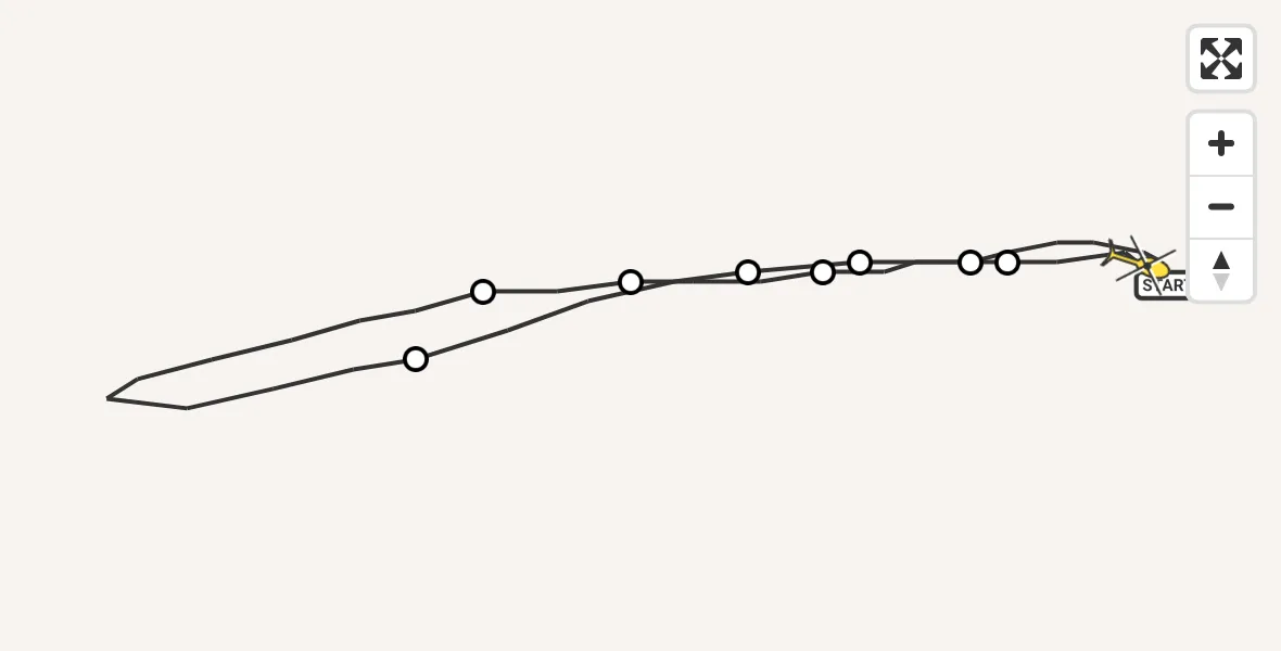 Routekaart van de vlucht: Traumahelikopter naar Sankt Augustin