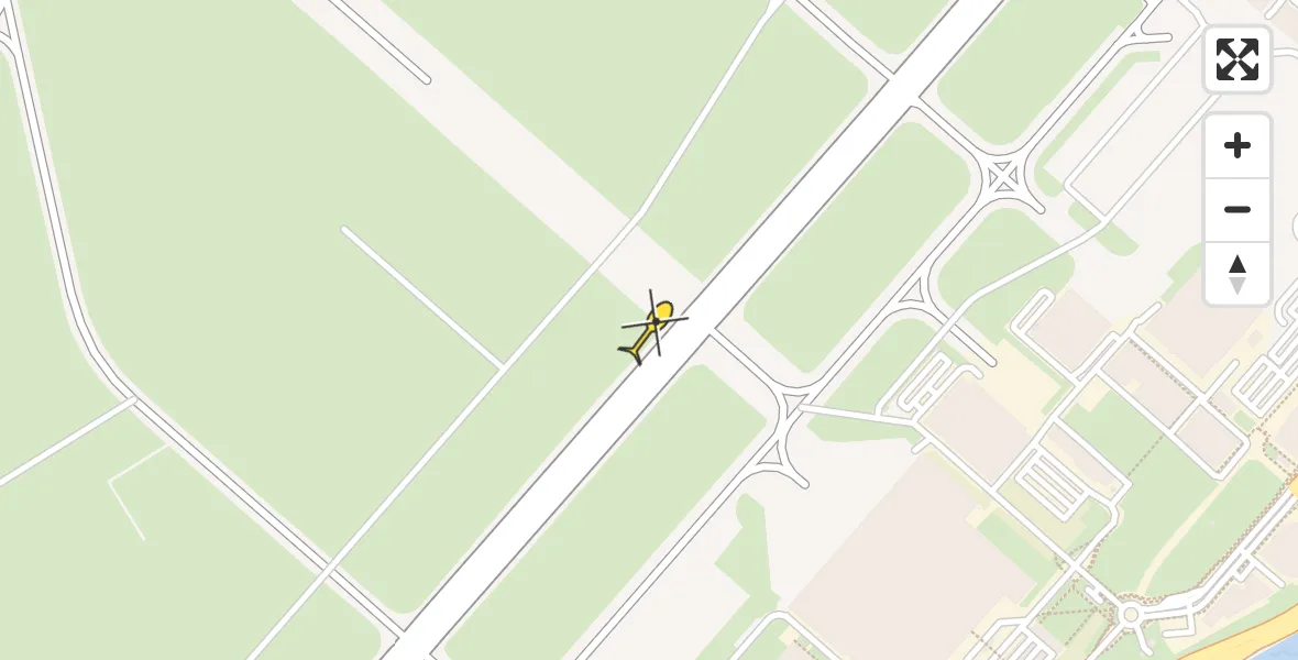 Vluchtroute Politiehelikopter van Schiphol naar Schiphol