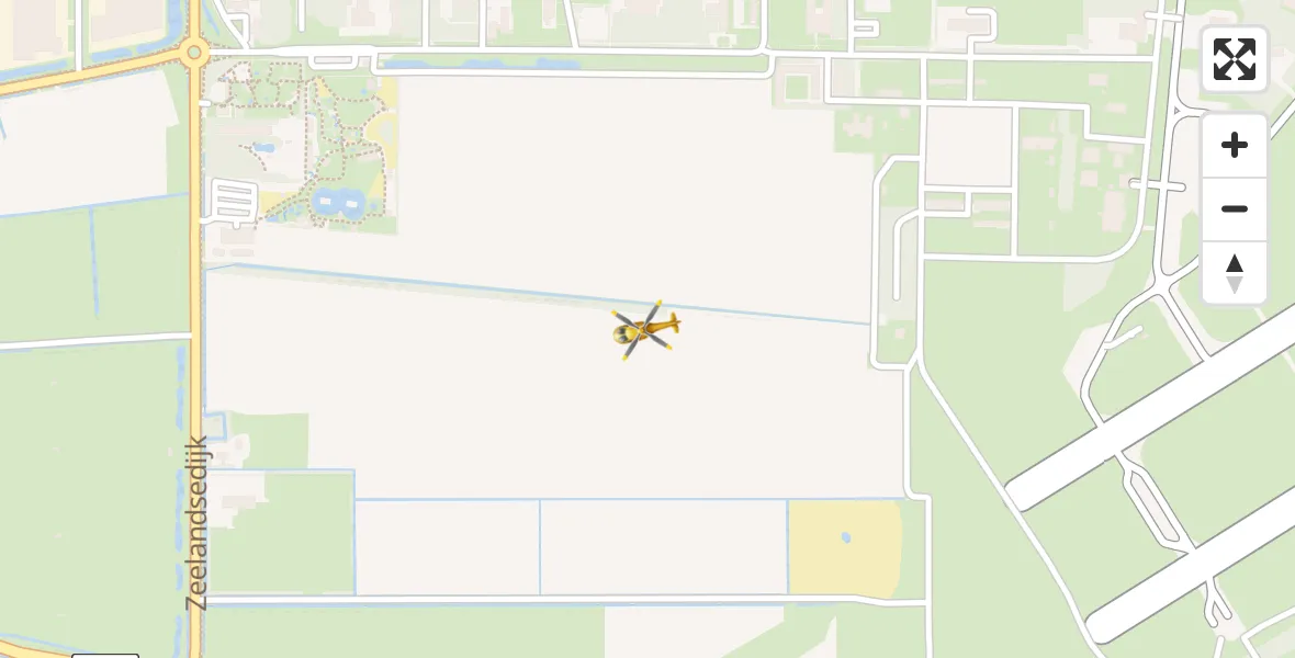 Vluchtroute Traumahelikopter Vliegbasis Volkel - Vliegbasis Volkel, 20 december 2022, 13:39