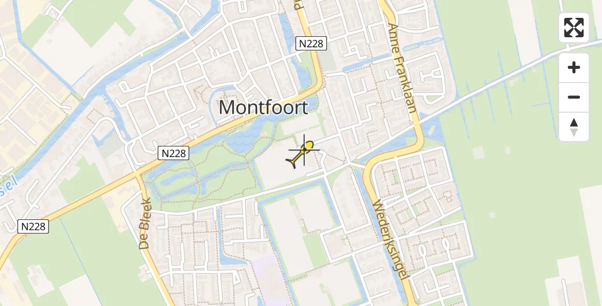 Routekaart van de vlucht: Lifeliner 2 naar Montfoort