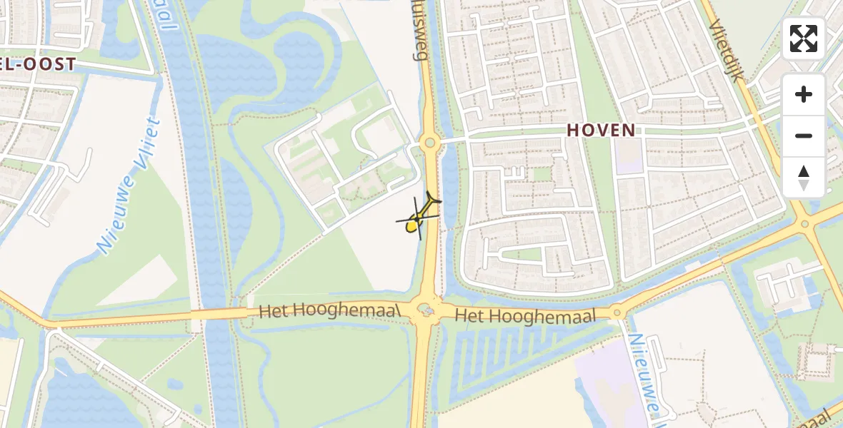Routekaart van de vlucht: Lifeliner 3 naar Rosmalen