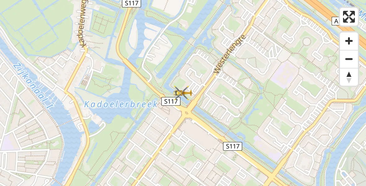 Vluchtroute Traumahelikopter Amsterdam - Amsterdam, 01 januari 2023, 14:18