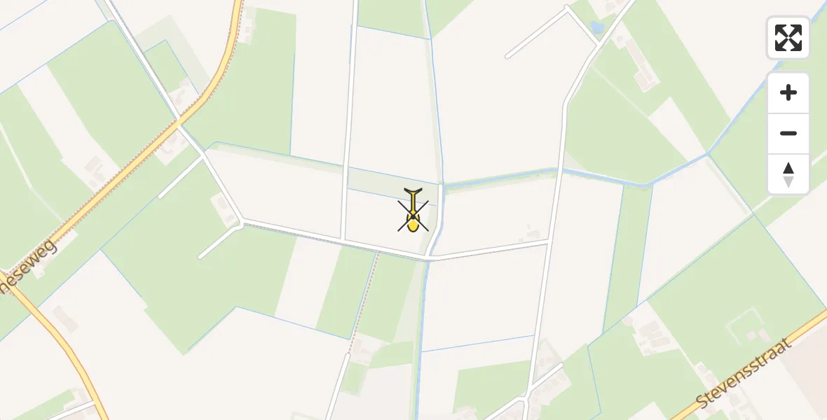 Routekaart van de vlucht: Lifeliner 3 naar Westerbeek