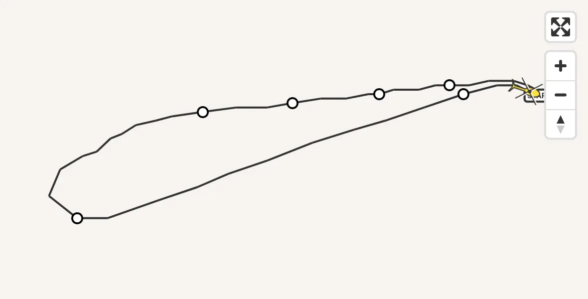 Routekaart van de vlucht: Traumahelikopter naar Sankt Augustin