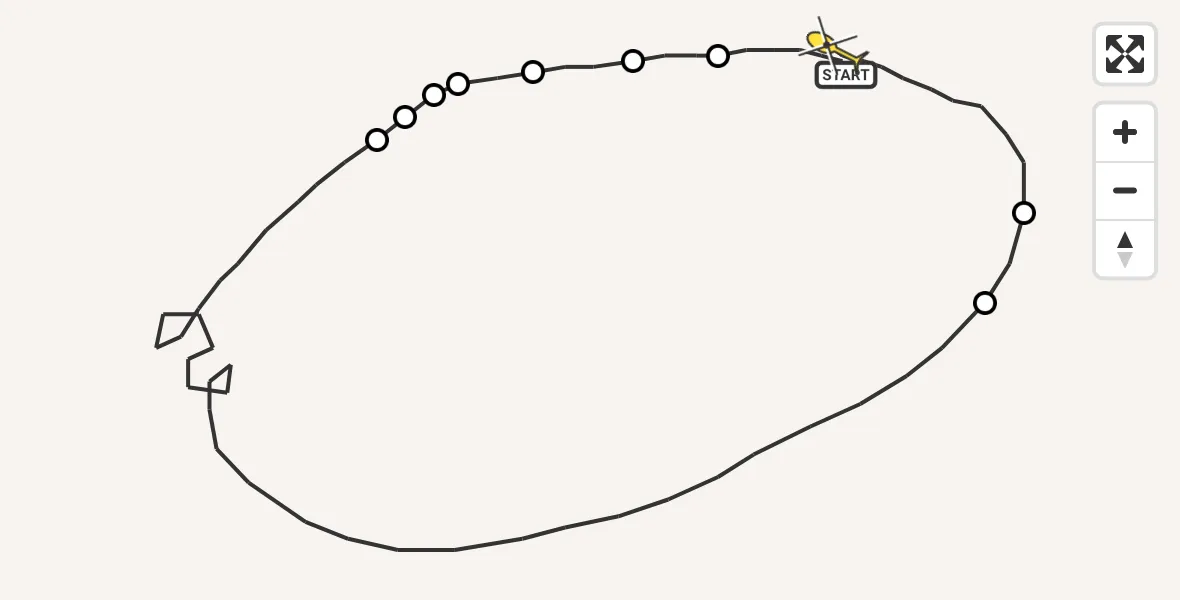 Routekaart van de vlucht: Traumahelikopter naar Sankt Augustin