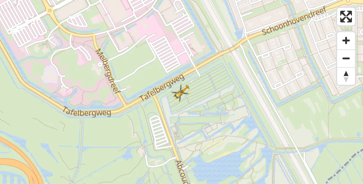 Vluchtroute Traumahelikopter Academisch Medisch Centrum (AMC) - Academisch Medisch Centrum (AMC), 02 februari 2023, 06:12