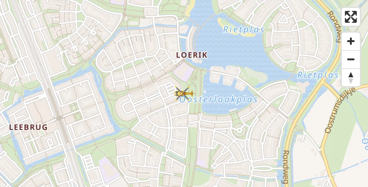 Vluchtroute Traumahelikopter Houten - Houten, 02 februari 2023, 07:06