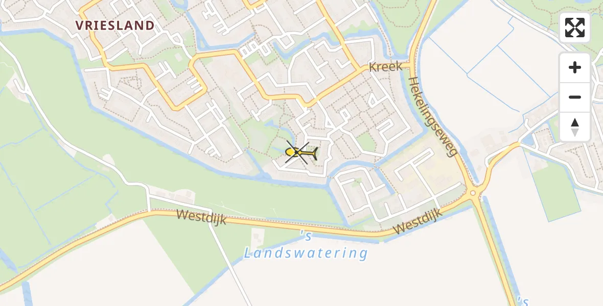 Routekaart van de vlucht: Lifeliner 2 naar Spijkenisse