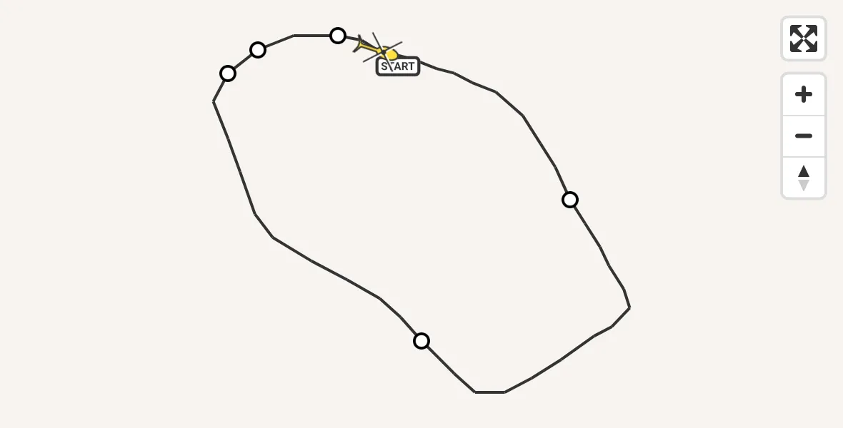 Routekaart van de vlucht: Traumahelikopter naar Sankt Augustin