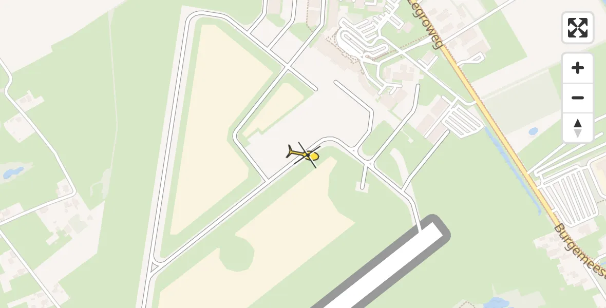 Routekaart van de vlucht: Lifeliner 4 naar Groningen Airport Eelde