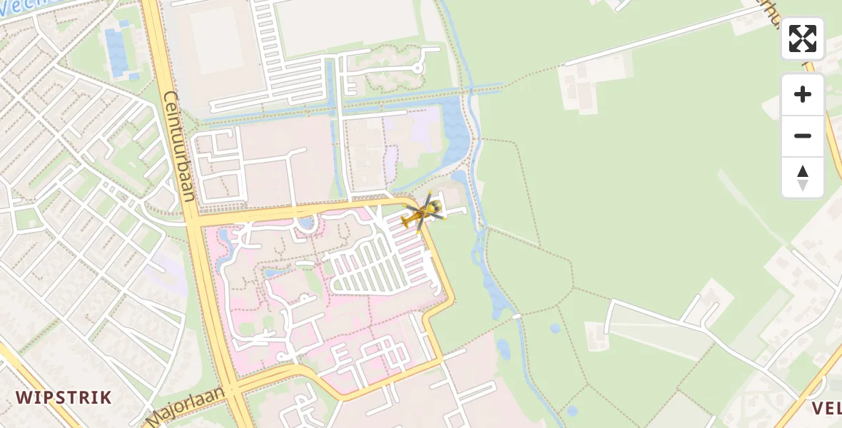 Vluchtroute Traumahelikopter vanuit Zwolle
