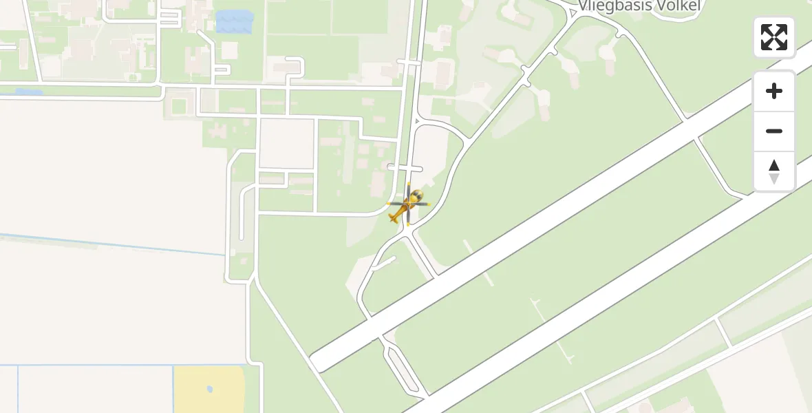 Vluchtroute Traumahelikopter Vliegbasis Volkel - Vliegbasis Volkel, 02 maart 2023, 07:38