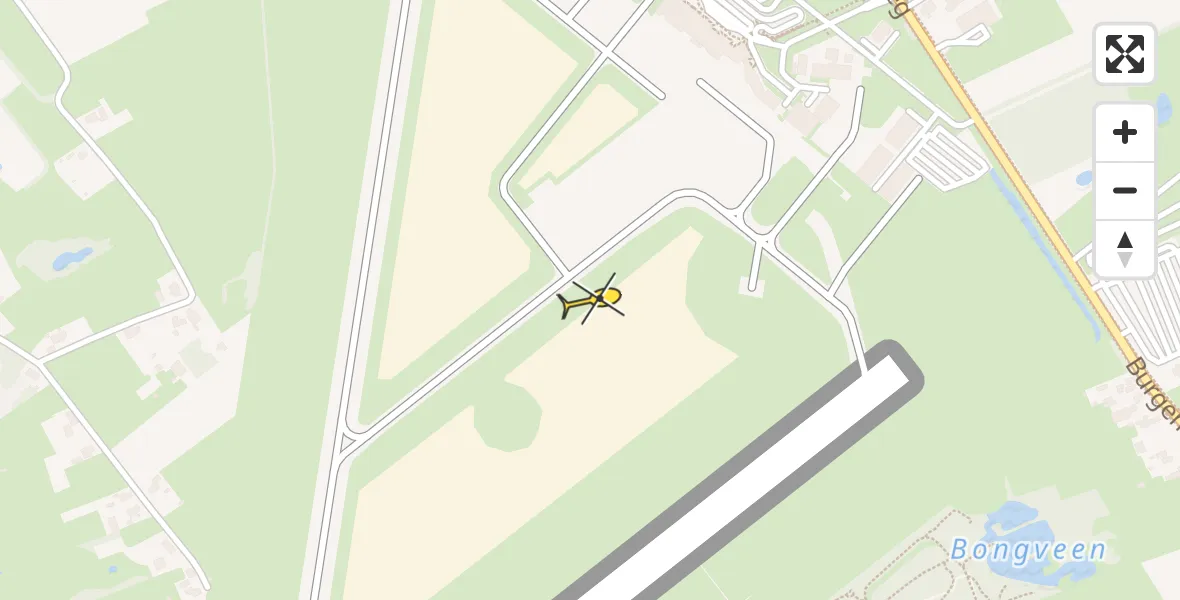 Routekaart van de vlucht: Lifeliner 4 naar Groningen Airport Eelde