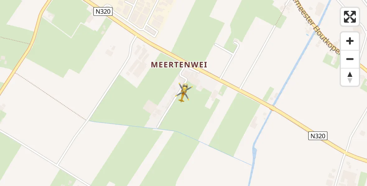 Vluchtroute Traumahelikopter Lienden - Lienden, 03 maart 2023, 14:10