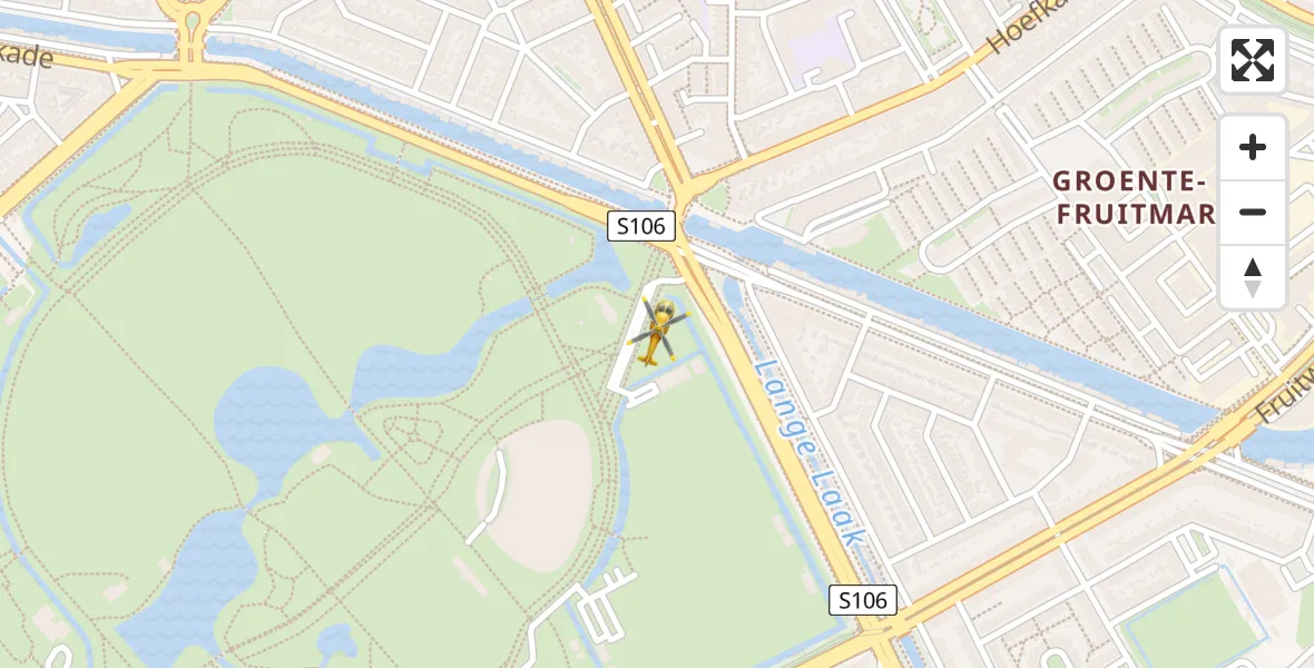 Vluchtroute Traumahelikopter Den Haag - Den Haag, 03 maart 2023, 15:49