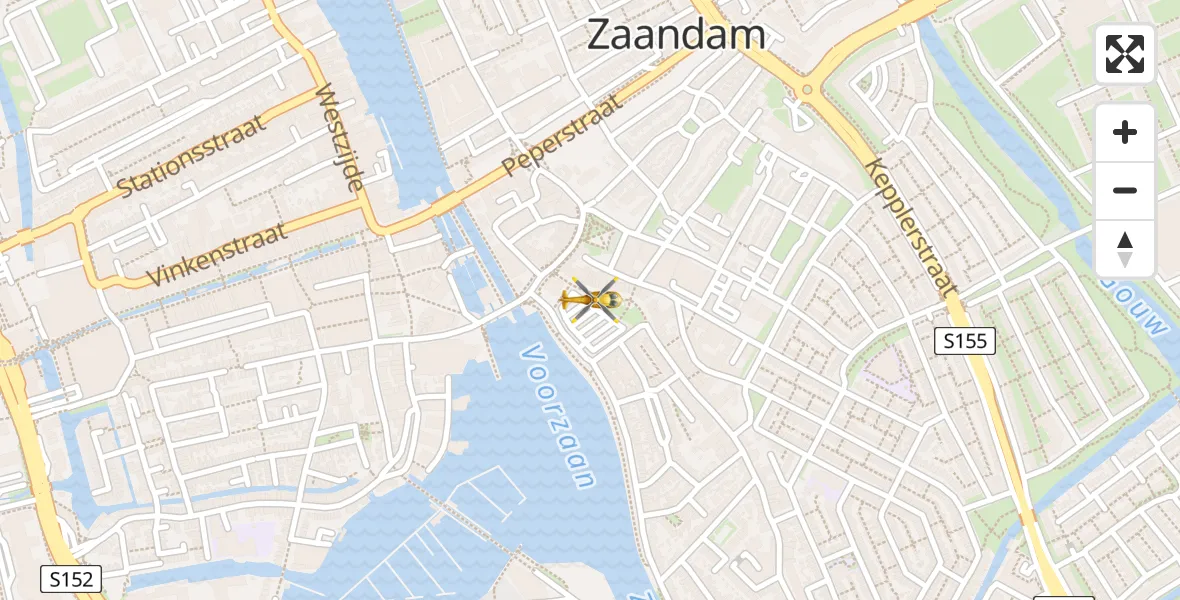 Vluchtroute Traumahelikopter Zaandam - Zaandam, 03 maart 2023, 16:56