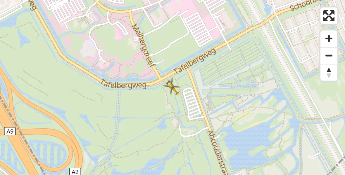 Vluchtroute Traumahelikopter Academisch Medisch Centrum (AMC) - Academisch Medisch Centrum (AMC), 03 maart 2023, 17:47
