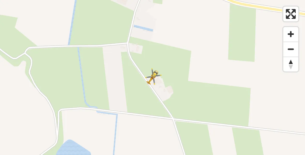 Vluchtroute Traumahelikopter Nieuwerkerk - Nieuwerkerk, 03 maart 2023, 19:17