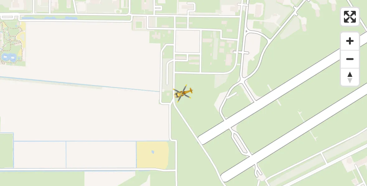 Vluchtroute Traumahelikopter Vliegbasis Volkel - Vliegbasis Volkel, 05 maart 2023, 22:35