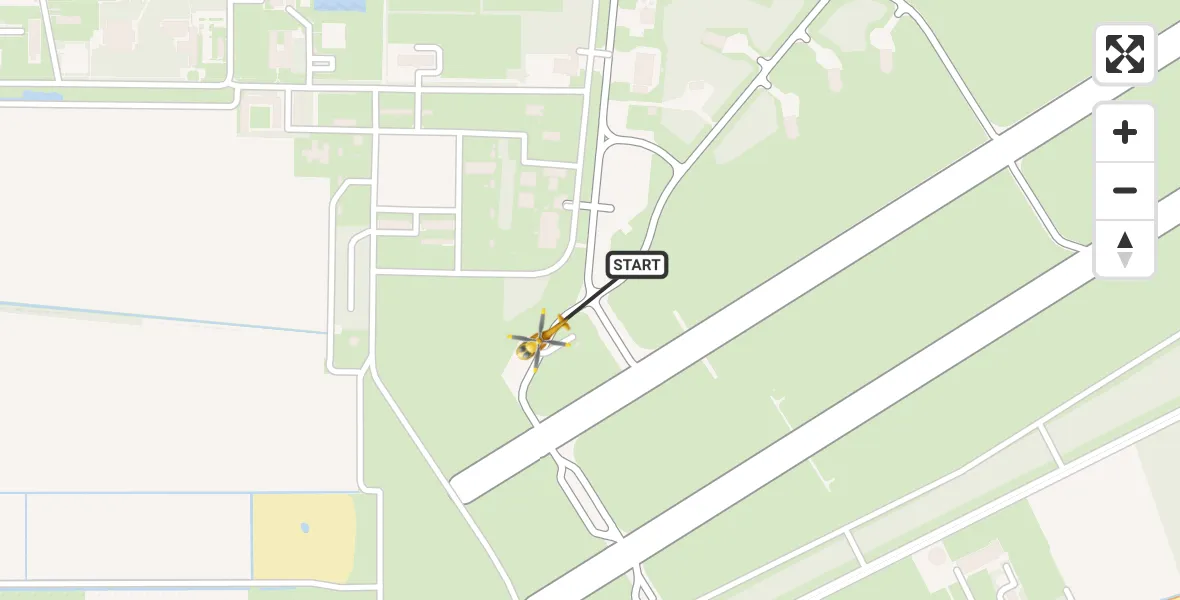 Vluchtroute Traumahelikopter Vliegbasis Volkel - Vliegbasis Volkel, 21 maart 2023, 15:02