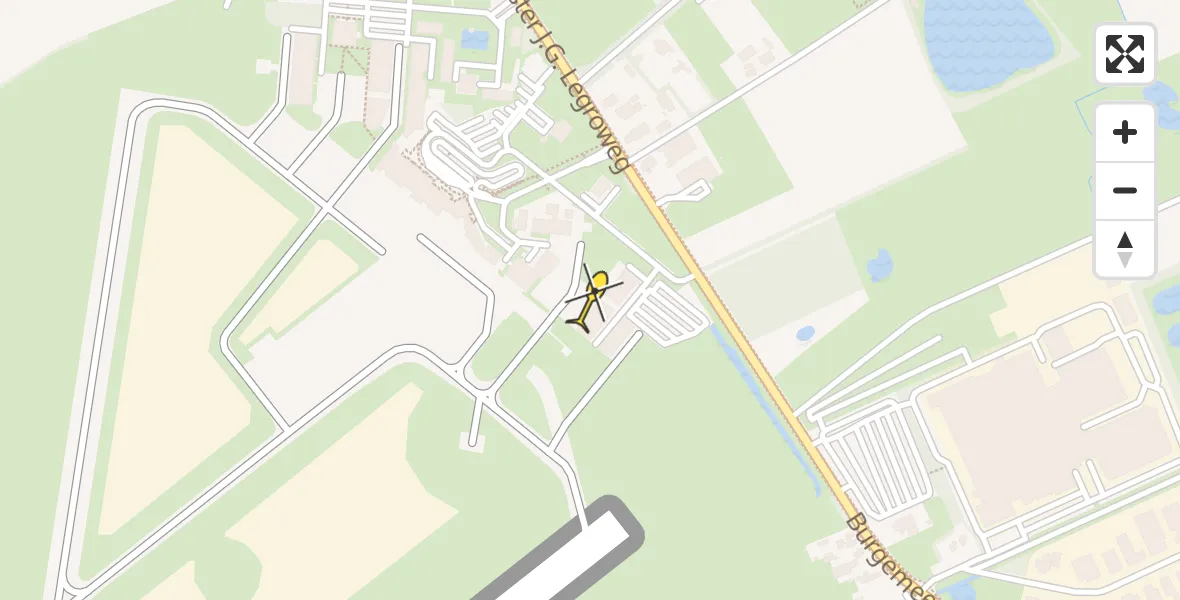 Routekaart van de vlucht: Lifeliner 4 naar Groningen Airport Eelde