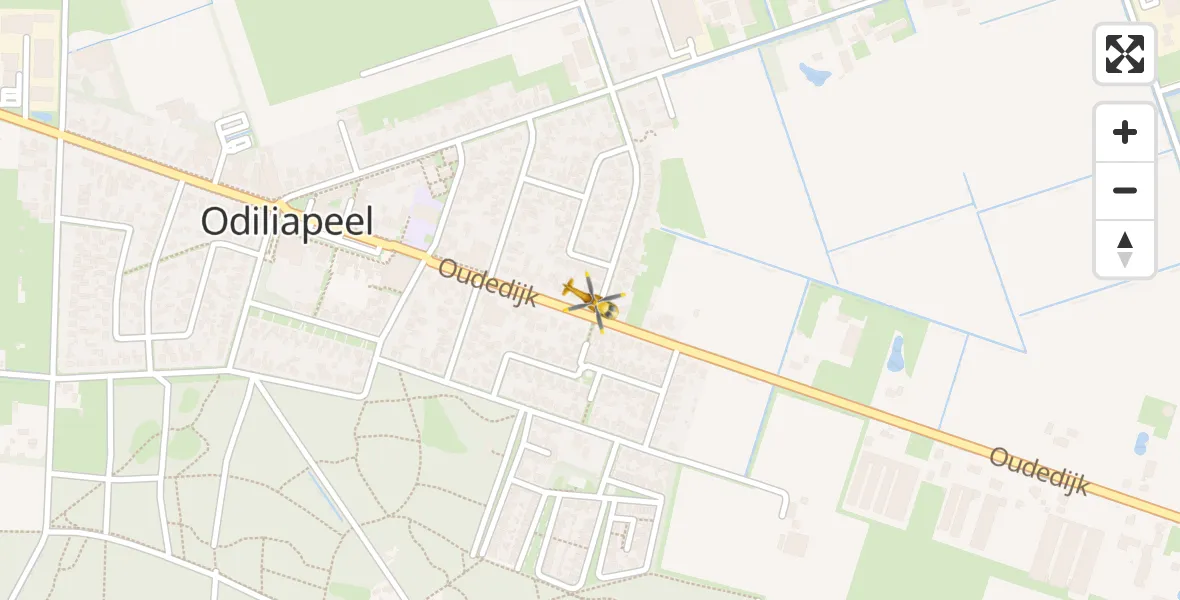 Vluchtroute Traumahelikopter Odiliapeel - Odiliapeel, 04 april 2023, 15:57
