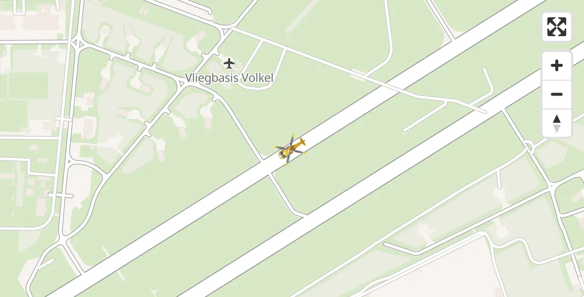 Vluchtroute Traumahelikopter Vliegbasis Volkel - Vliegbasis Volkel, 06 april 2023, 05:16