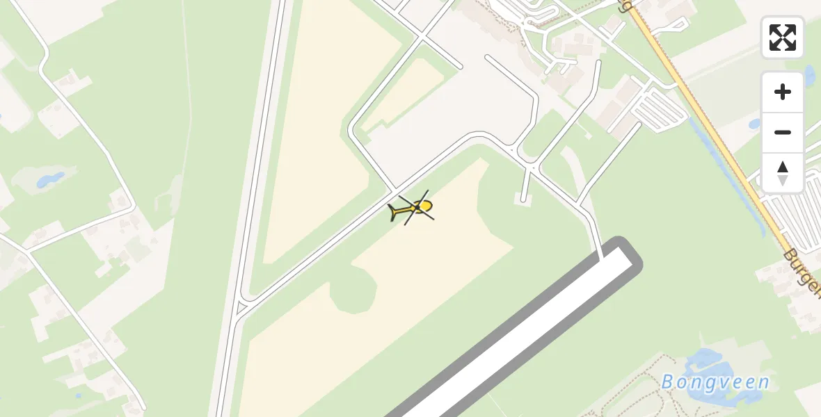 Routekaart van de vlucht: Lifeliner 4 naar Groningen Airport Eelde