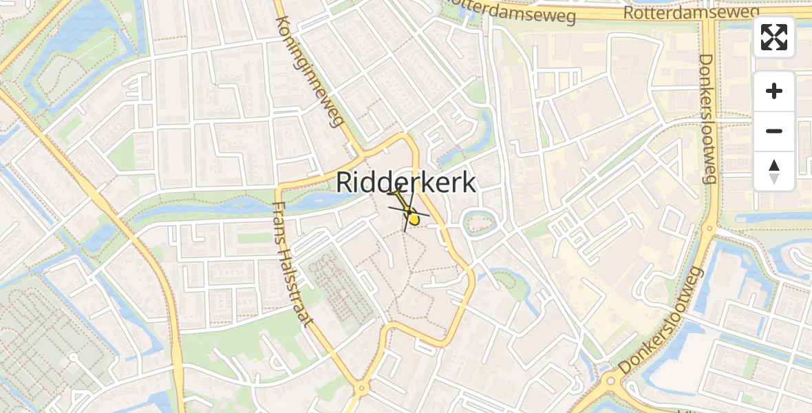 Routekaart van de vlucht: Lifeliner 2 naar Ridderkerk