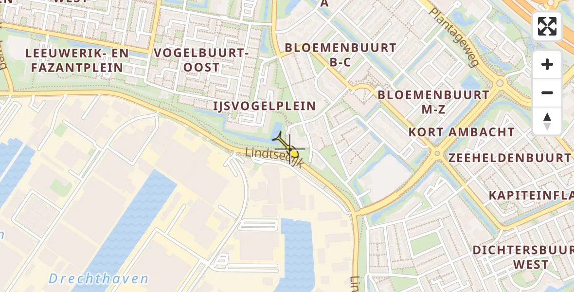 Routekaart van de vlucht: Lifeliner 2 naar Zwijndrecht